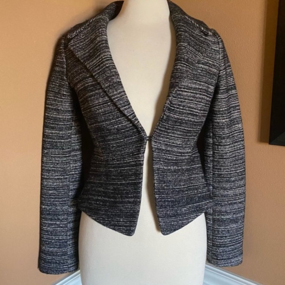 Banana Republic fitted wool blend crop blazer 6